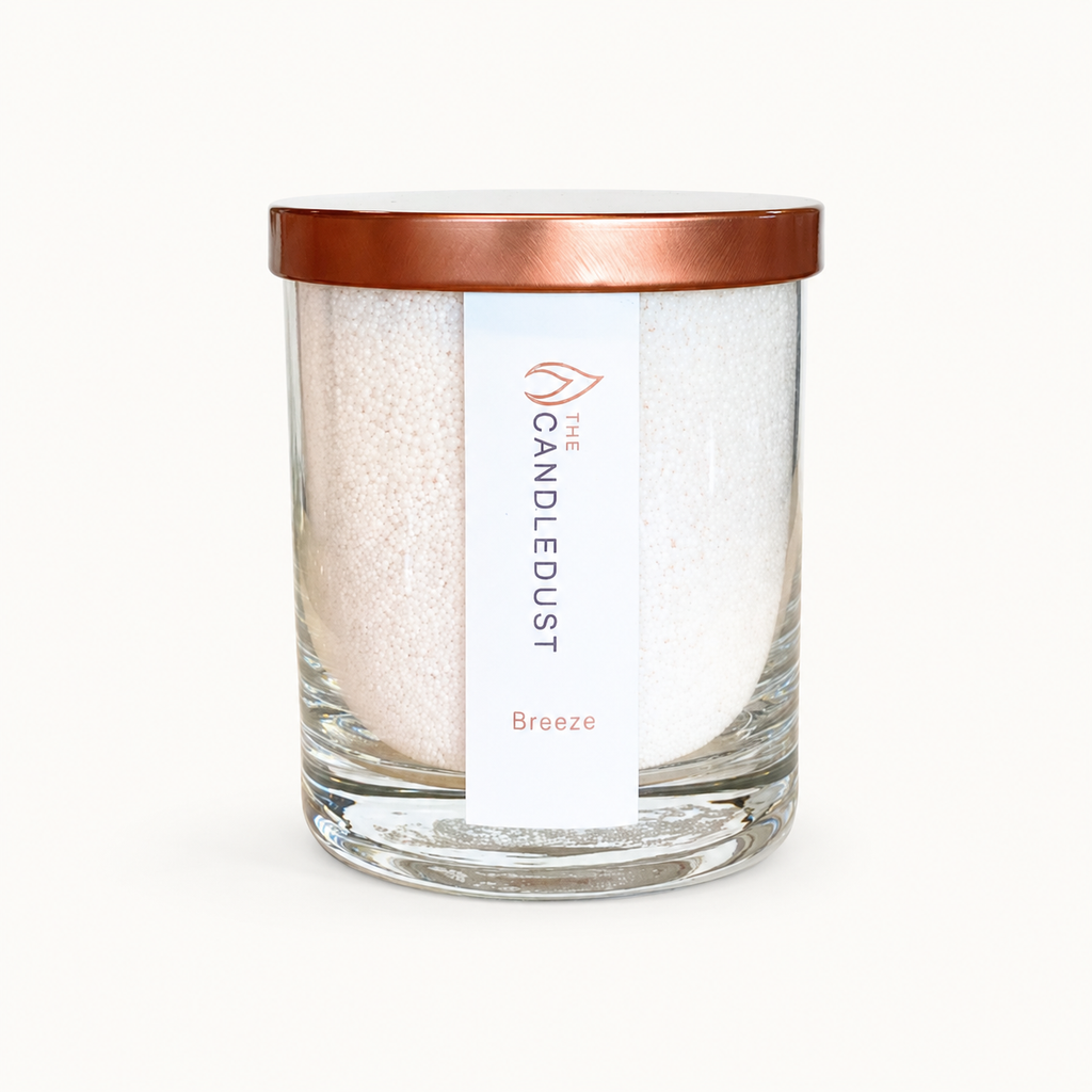 Candledust Duft-Pulverkerze im Glas Breeze – 160 g
