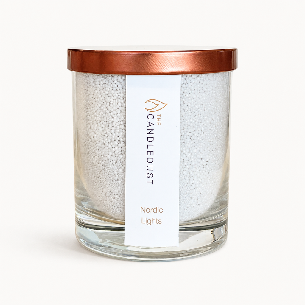 Candledust Duft-Pulverkerze im Glas Nordic Lights – 160 g