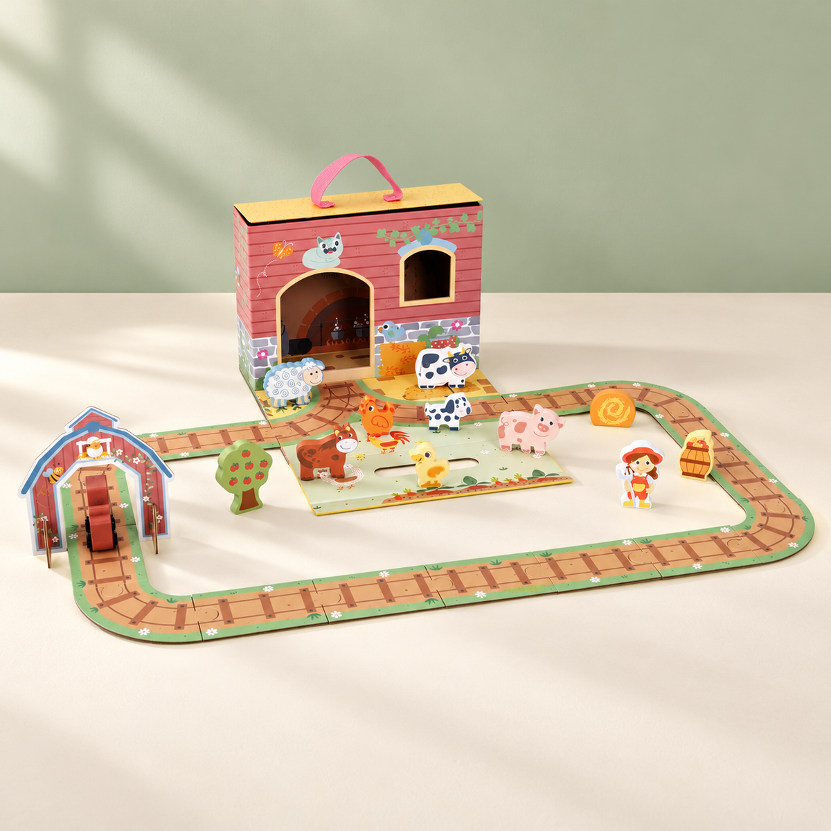 BusyKids Bauernhof-Spielbox für unterwegs – Premium-Produktansicht