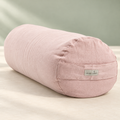 Minicamp Yoga-Bolster aus Leinen – Altrosa, 60 × 22 cm – Premium-Produktansicht