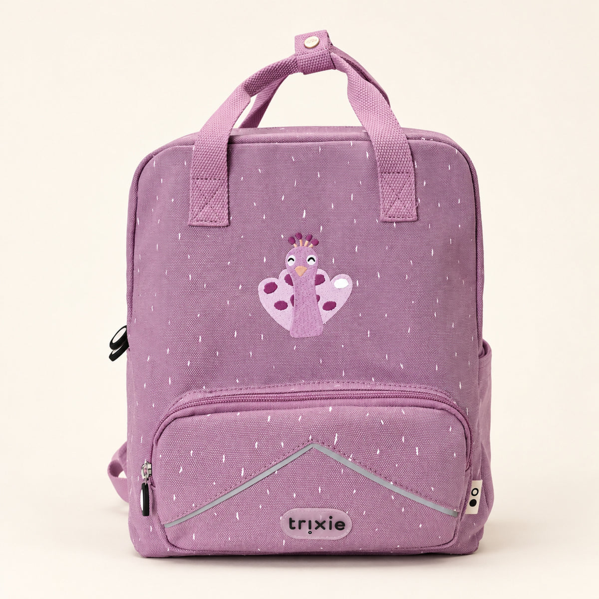 Trixie Kinderrucksack groß Mrs. Peacock – ab 3 Jahren – Premium Produktaufnahme