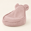 Plush Nest Kindersessel Huggy Bear aus Cord – Hellrosa – Premium Produktaufnahme