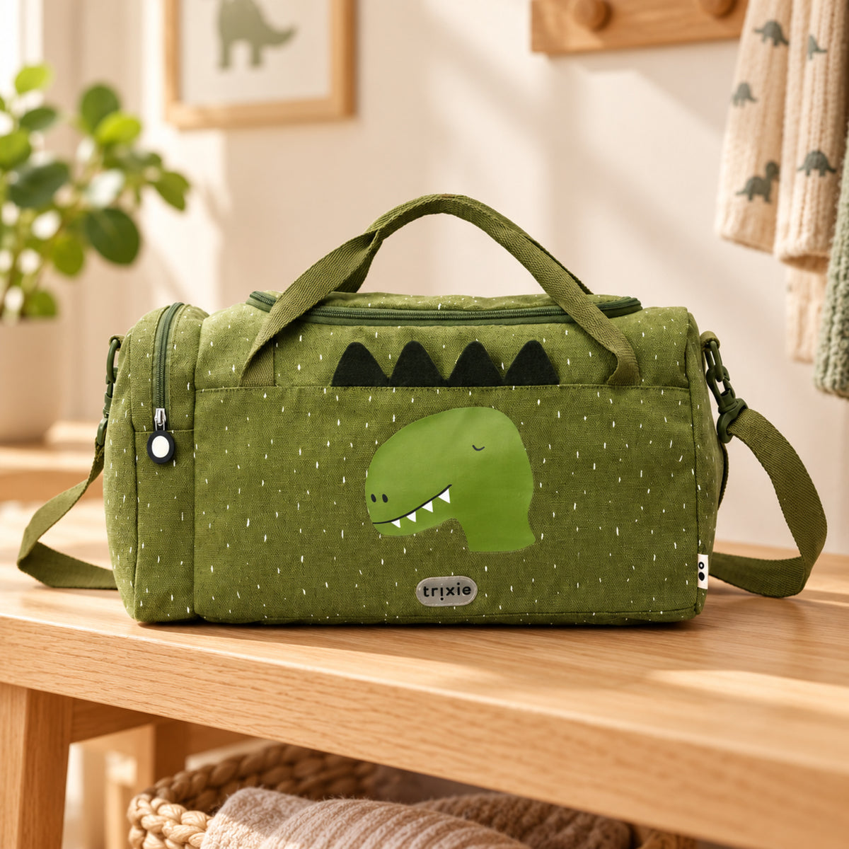 Trixie Kinder-Reisetasche & Sporttasche Mr. Dino – Premium Ambiente