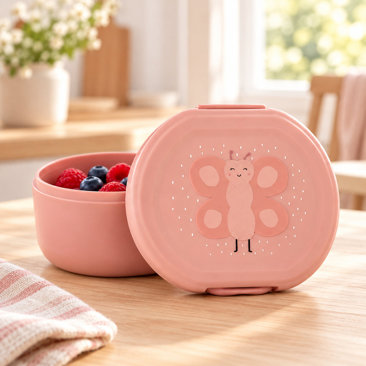 Trixie Snackbehälter mit Clips, 2er-Set – Mrs. Butterfly