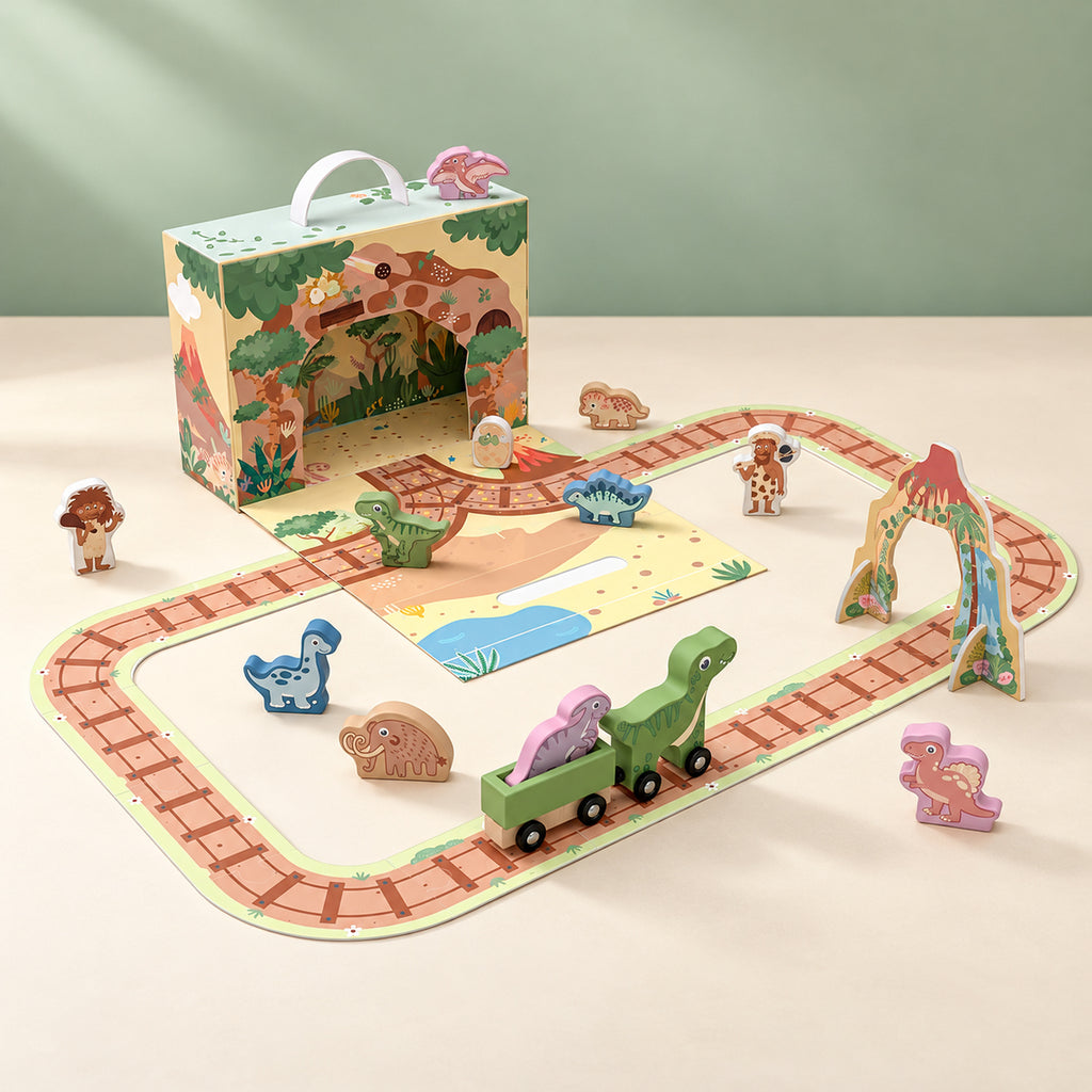 BusyKids Dinosaurier-Spielbox für unterwegs