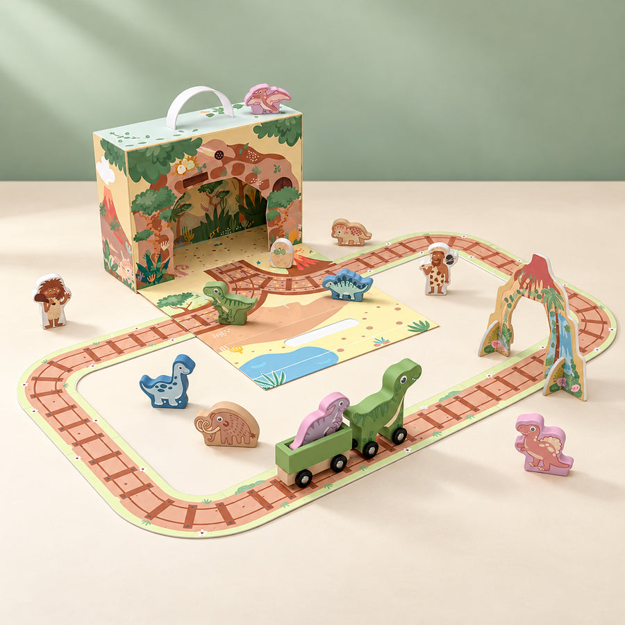 BusyKids Dinosaurier-Spielbox für unterwegs