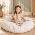 Minicamp Bouclé-Bodenkissen für Kinder – Ecru, 100 cm