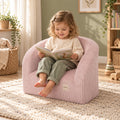Plush Nest Dream Corner Kinder-Cordsessel – Hellrosa