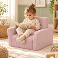 Plush Nest CUBIE Mini 2-in-1 Kinder-Cordsessel – Hellrosa
