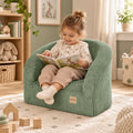 Plush Nest Dream Corner Kinder-Cordsessel – Grün