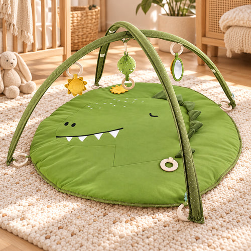 Baby-Spielmatte mit Spielbögen – Mr. Dino