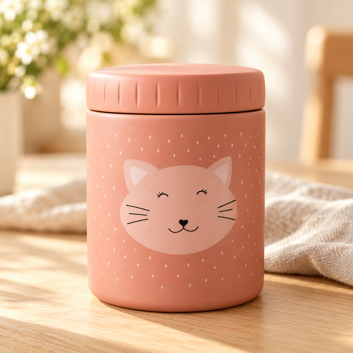 Isolierter Edelstahl-Thermobehälter 500 ml – Mrs. Cat