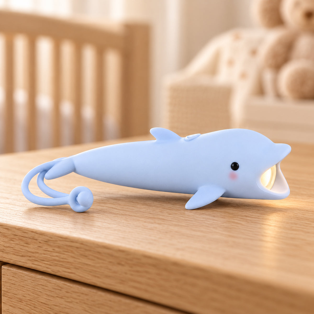 Kinder-Taschenlampe Delfin Bubbly