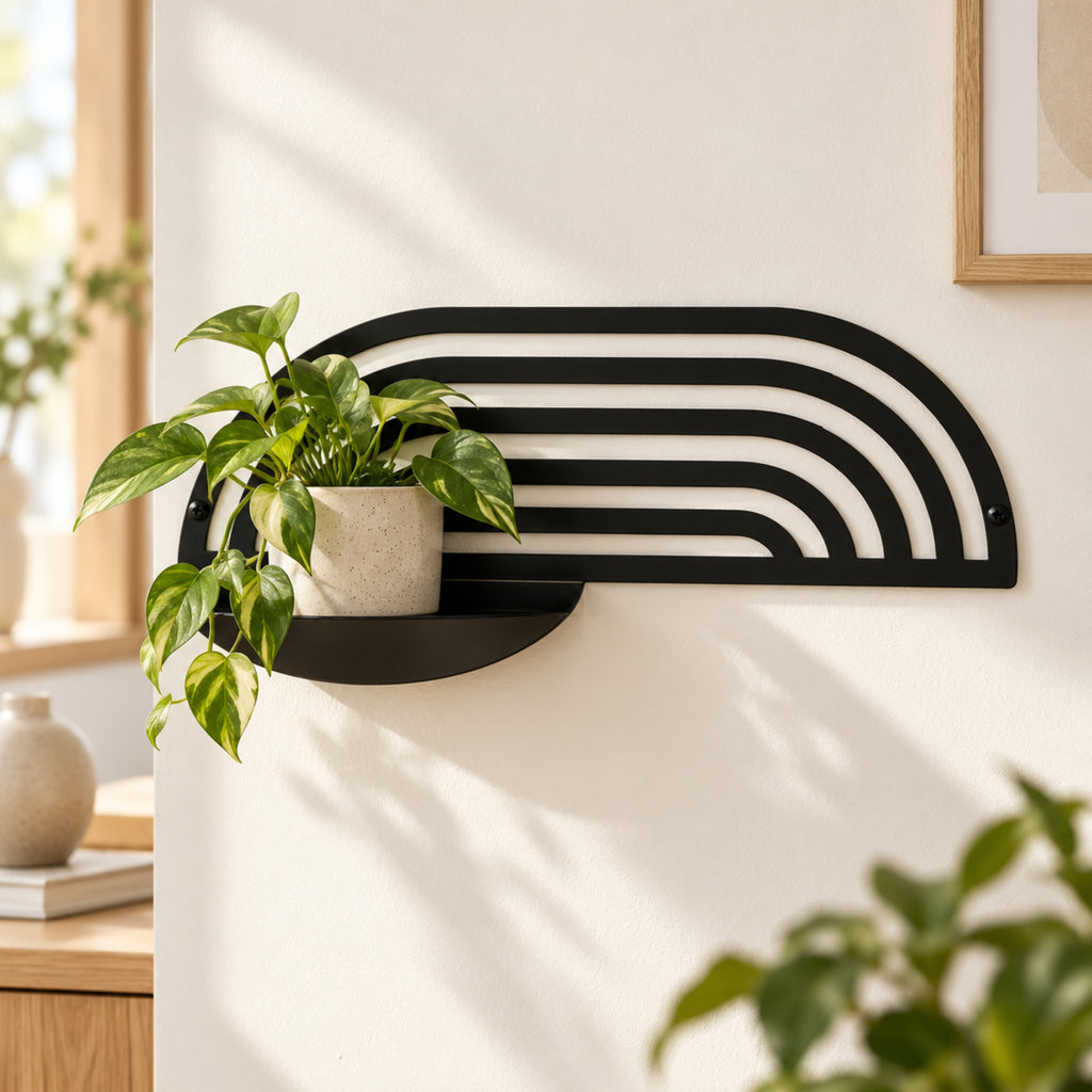 Ewart Woods Metall-Wandregal für Pflanzen – 7 Farben – Premium Ambiente