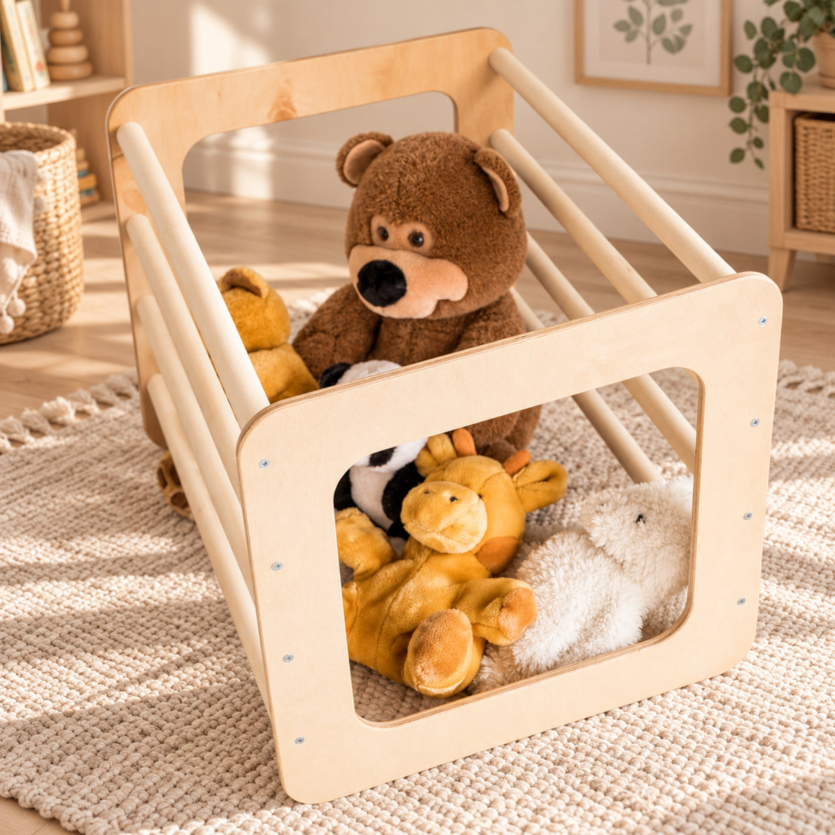 Ewart Woods Kletterwürfel Square Gym aus Birkenholz – Premium Ambiente