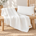 Musselin-Babydecke mit Kissen – Creme – Premium Produktfoto 2048 × 2048