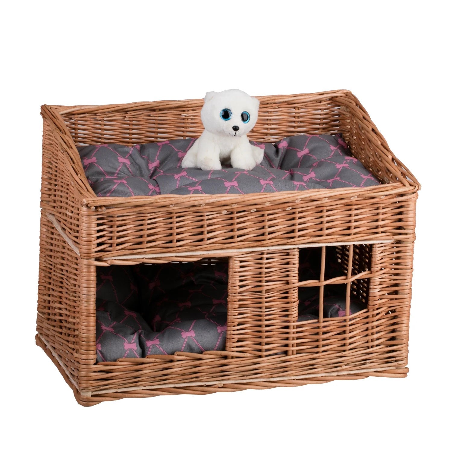 Estrella Wicker Cat House