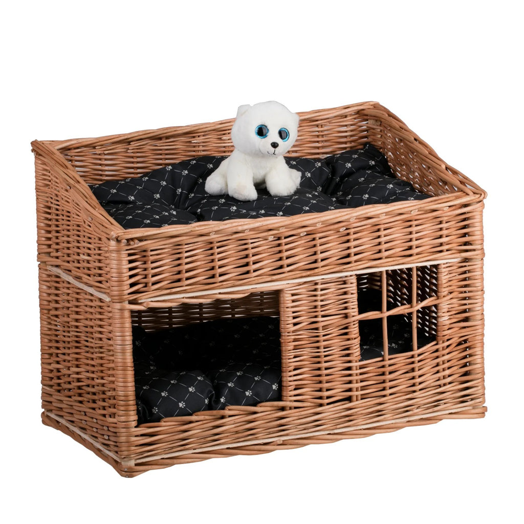 Estrella Wicker Cat House