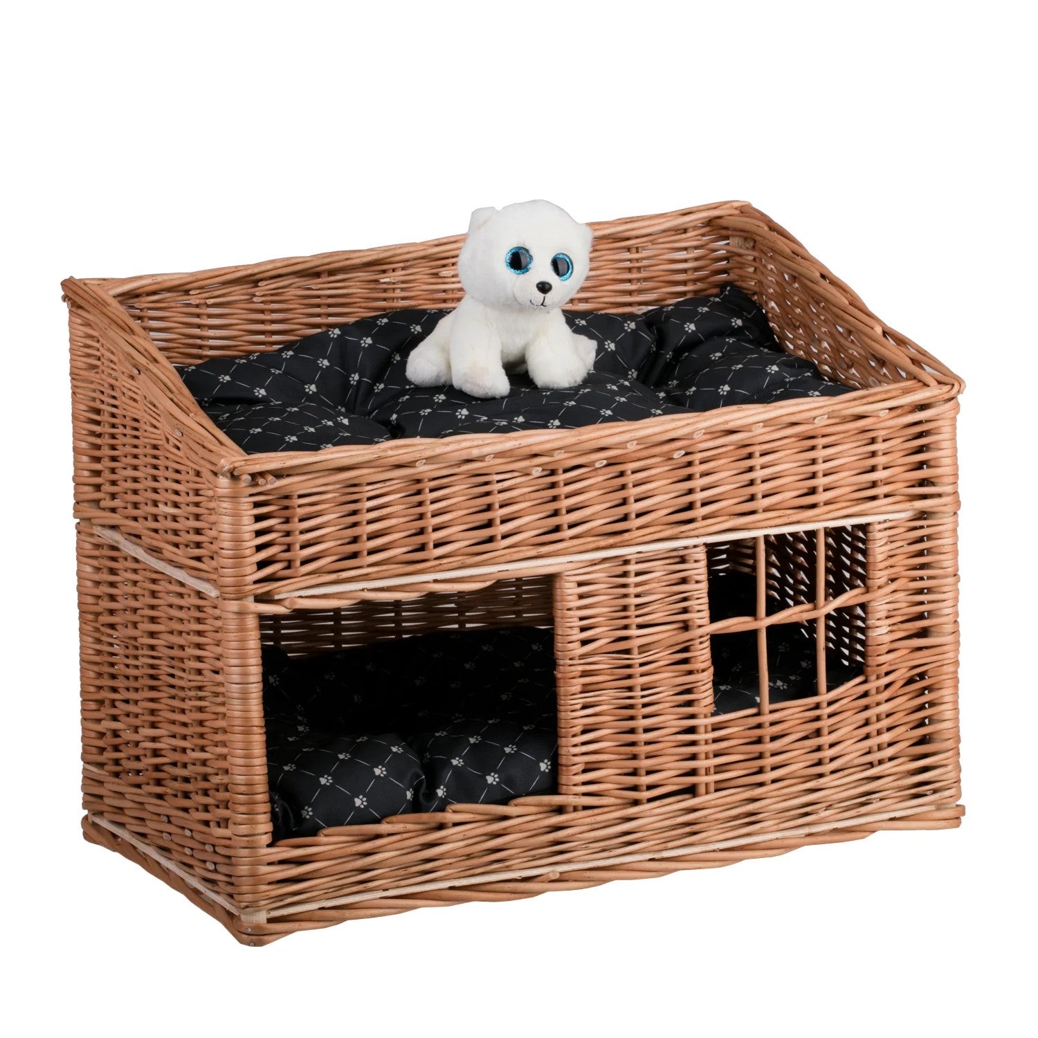 Estrella Wicker Cat House