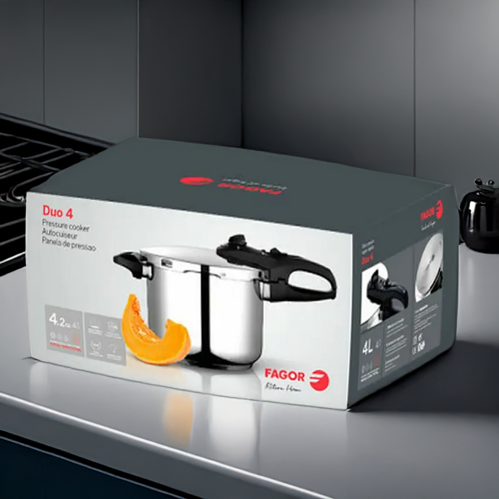 Schnellkochtopf 6L Produktansicht modern Küche