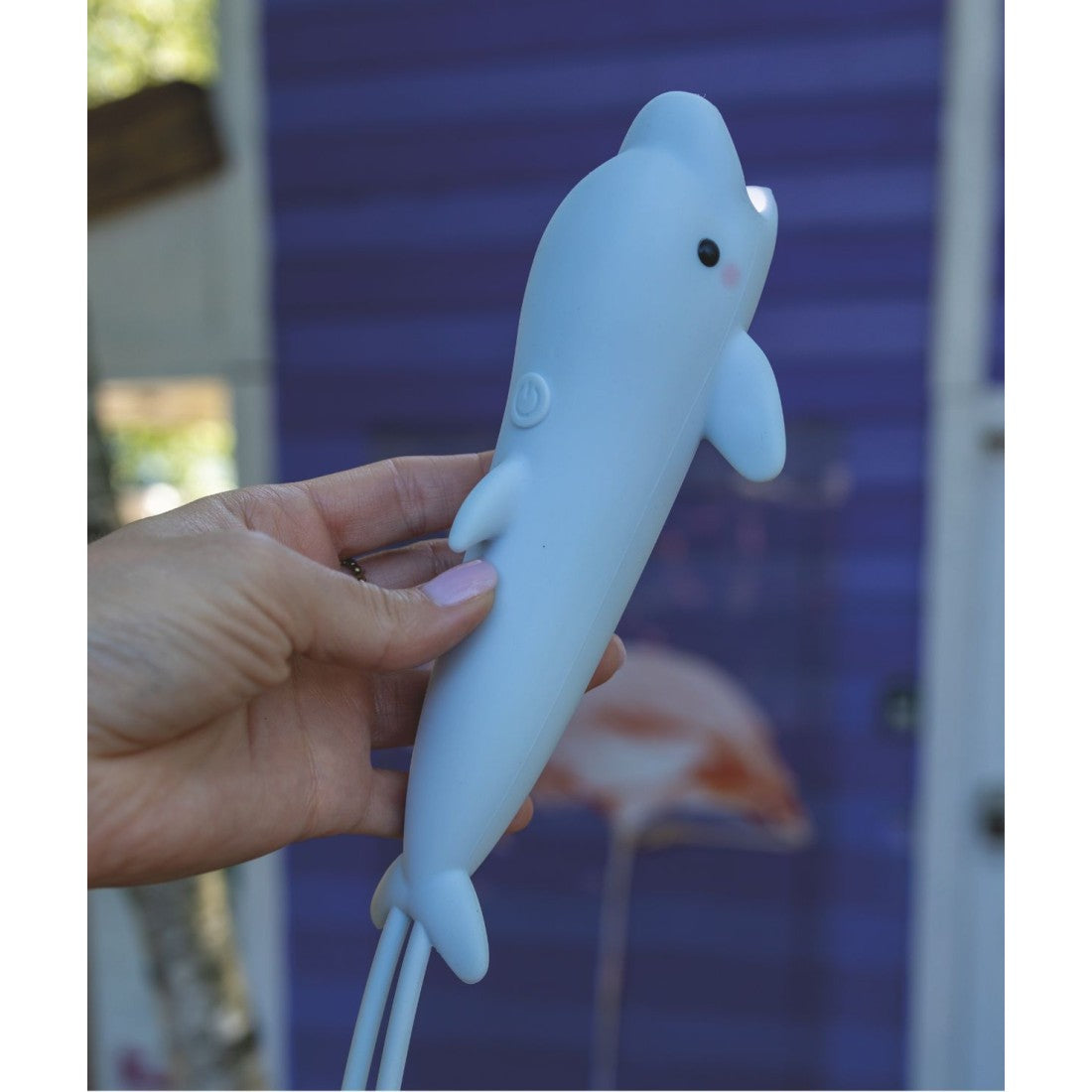 Kinder-Taschenlampe Delfin Bubbly – Originalansicht 2