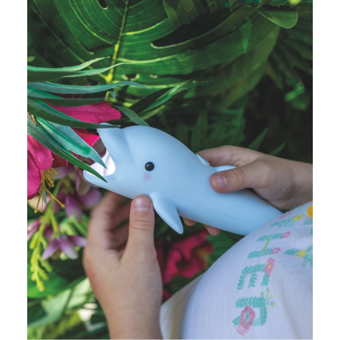Kinder-Taschenlampe Delfin Bubbly – Originalansicht 4