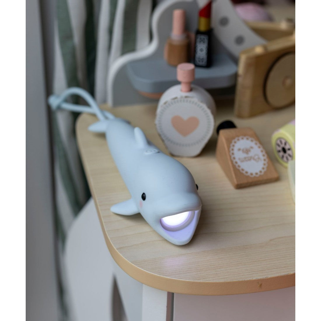 Kinder-Taschenlampe Delfin Bubbly – Originalansicht 6
