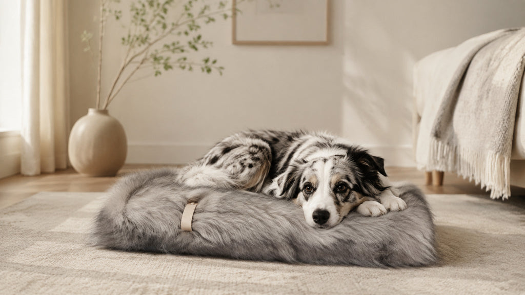 Föra Wendedecke für Hund & Katze – Silber – Breite Premium-Wohnszene im Format 16:9