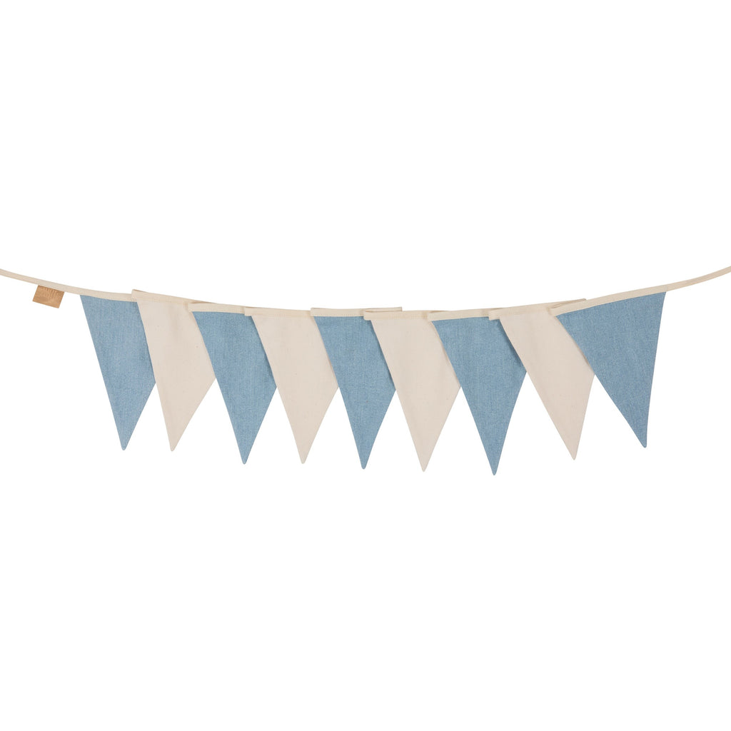 Kinderzimmer-Girlande Jeansblau – Ansicht 12 | Elena Home Living