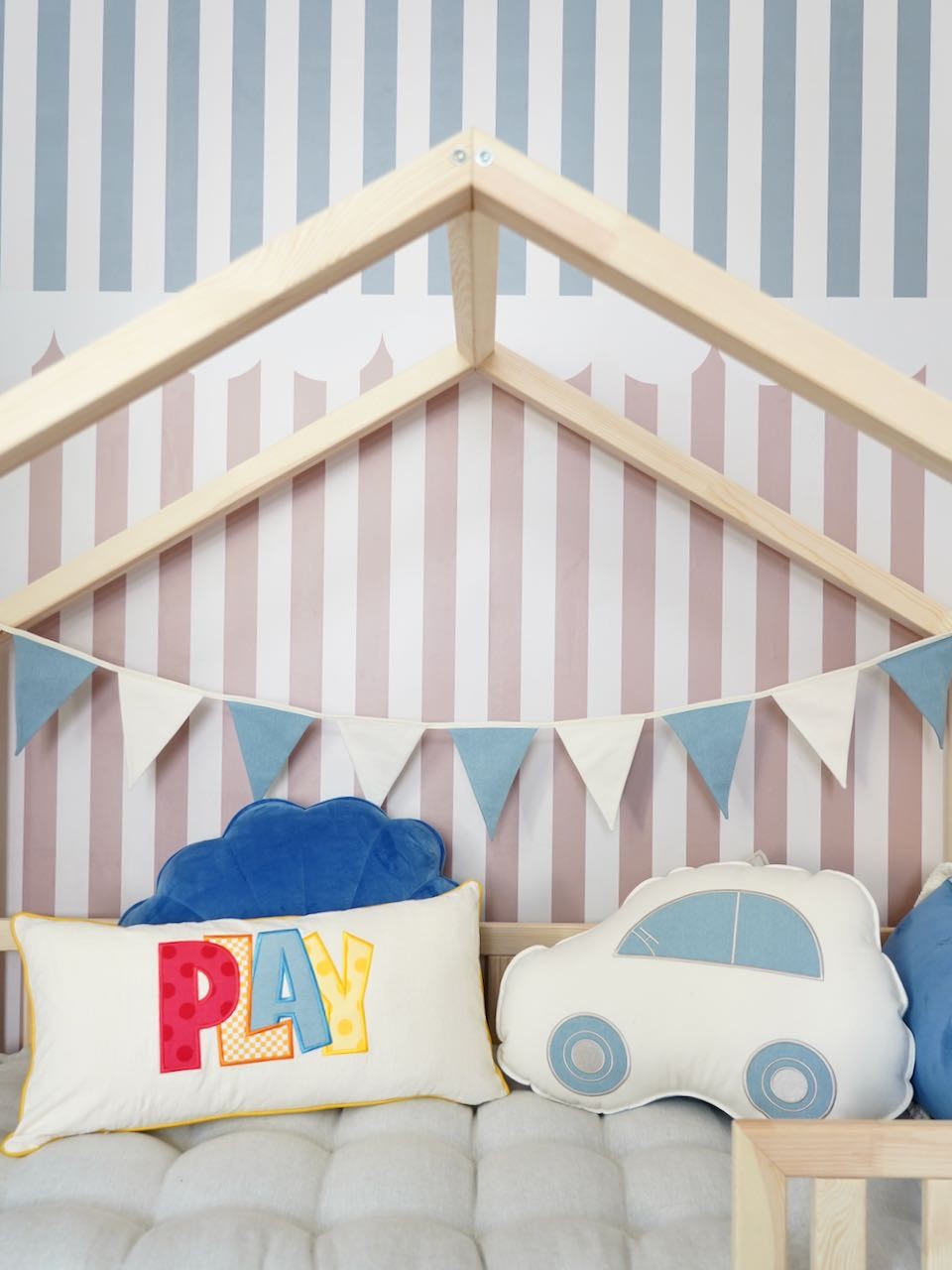 Kinderzimmer-Girlande Jeansblau – Ansicht 13 | Elena Home Living