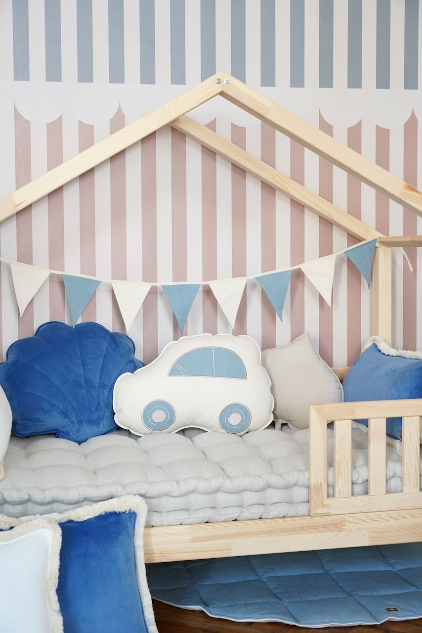 Kinderzimmer-Girlande Jeansblau – Ansicht 4 | Elena Home Living