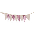 Pailletten-Girlande Kinderzimmer Rosa & Beige – Ansicht 1 | Elena Home Living