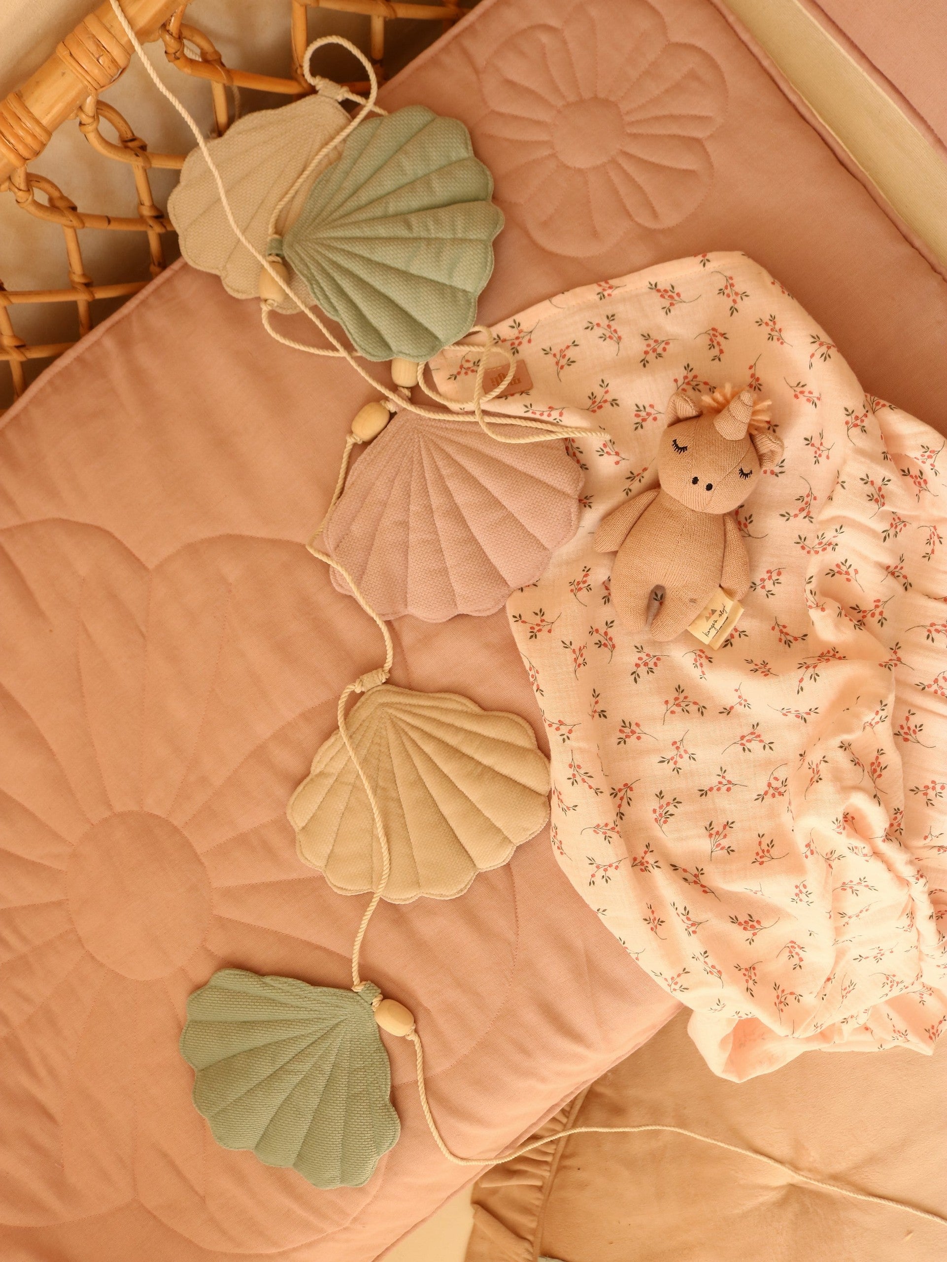 Muschel-Girlande Kinderzimmer Late Summer – Ansicht 6 | Elena Home Living