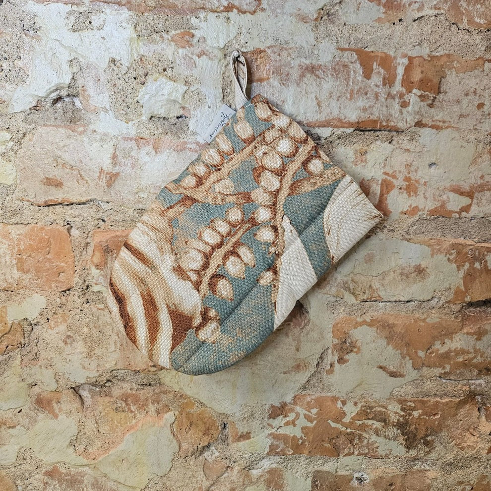 Handcrafted Kitchen Oven Glove - Terra Flora