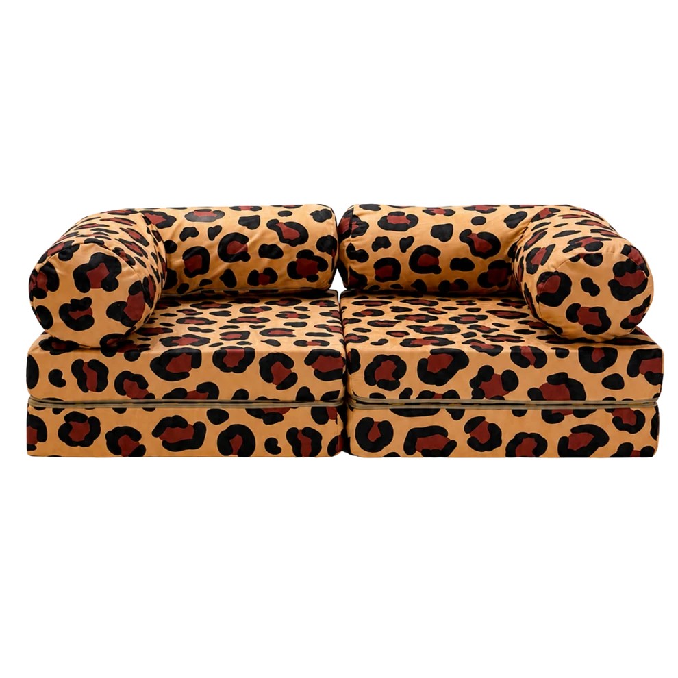 HoneyHug Soft Modular Sofa for Children – Leopard