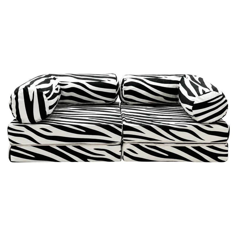 HoneyHug Soft Modular Sofa for Children – Zebra
