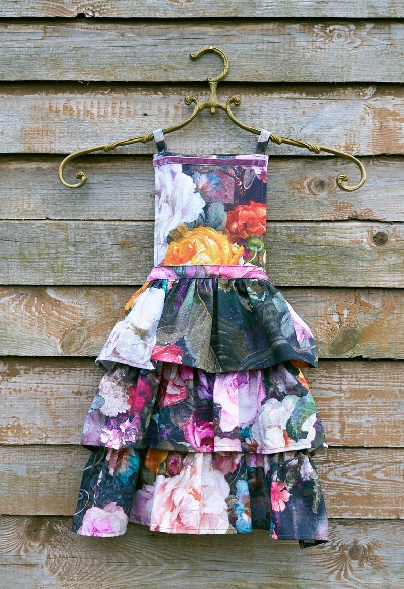 Kids Apron - Francine Black