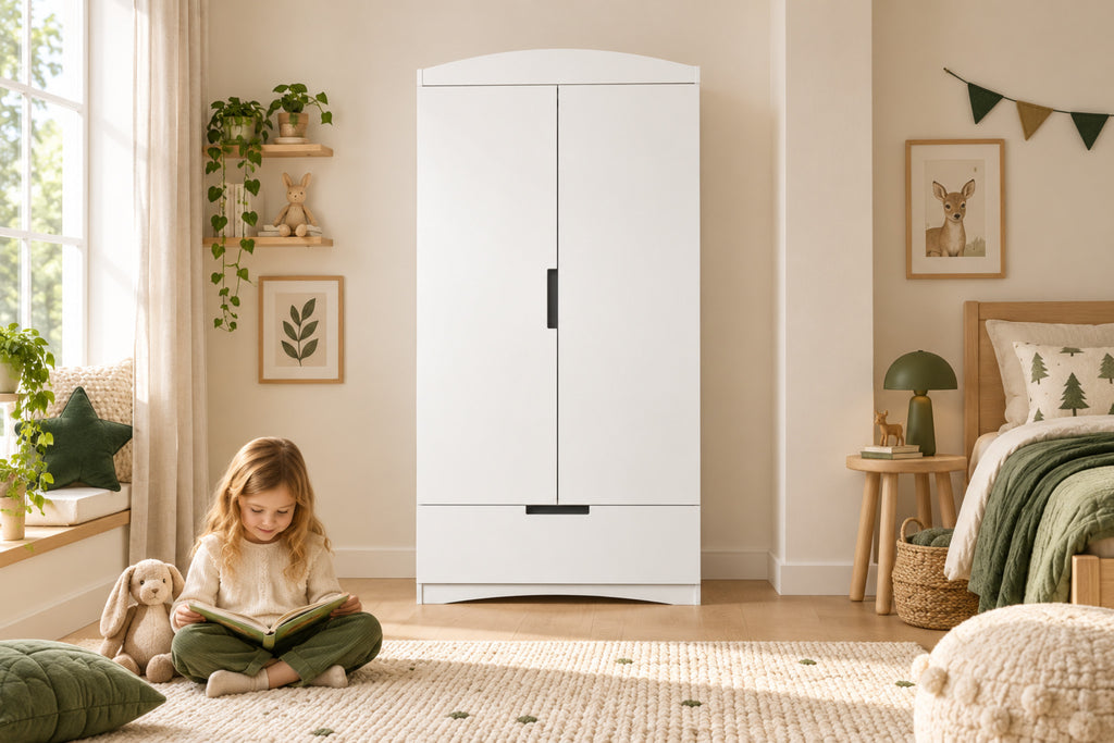 Kleiderschrank Classic – stilvoll im Wohnraum eingerichtet