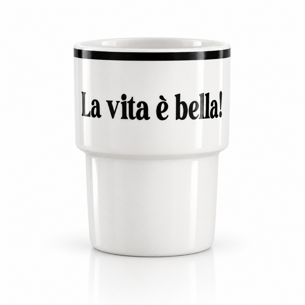 Keramiktasse La Vita è Bella – Premium Produktbild