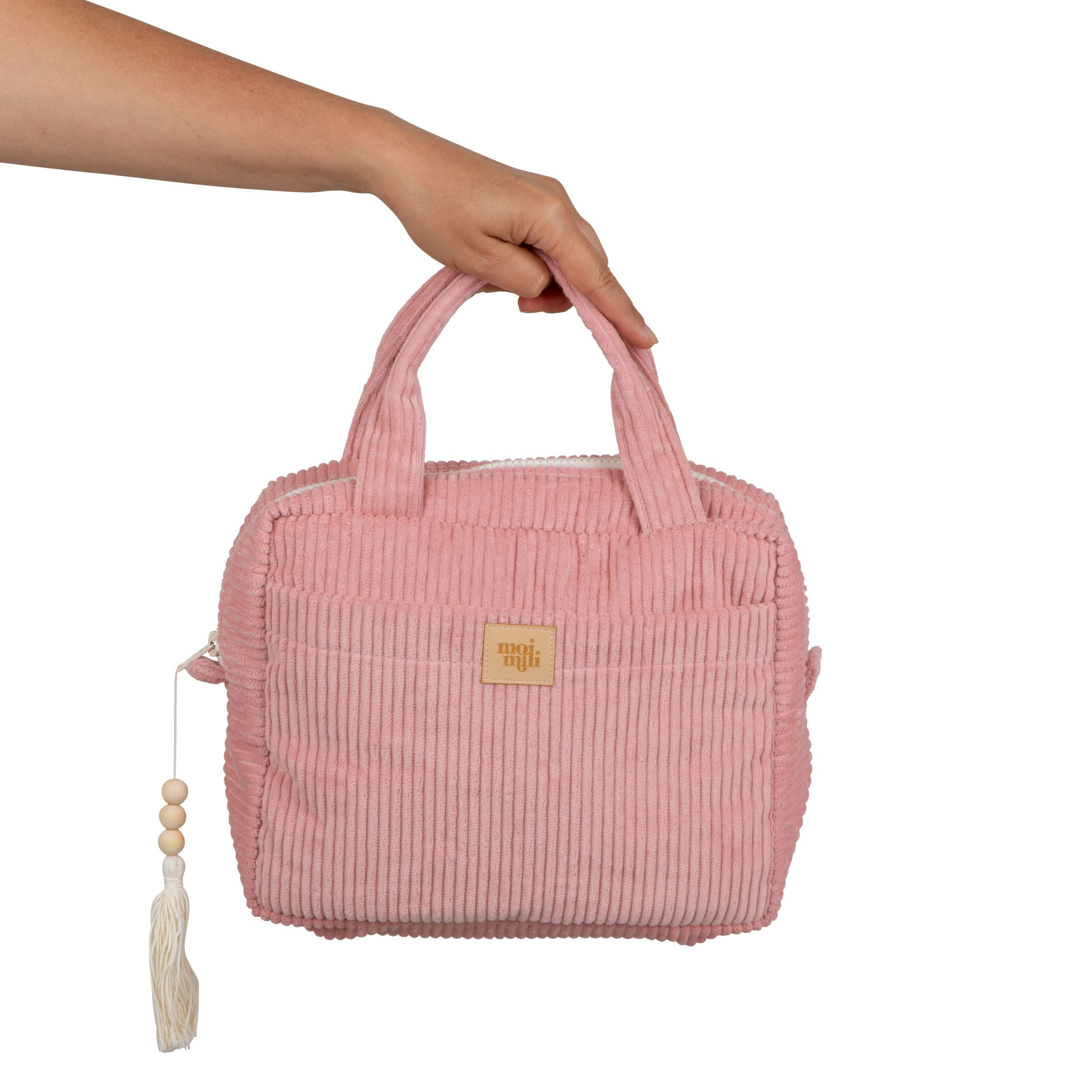 große Kosmetiktasche Babyrosa – Ansicht 5 | Elena Home Living