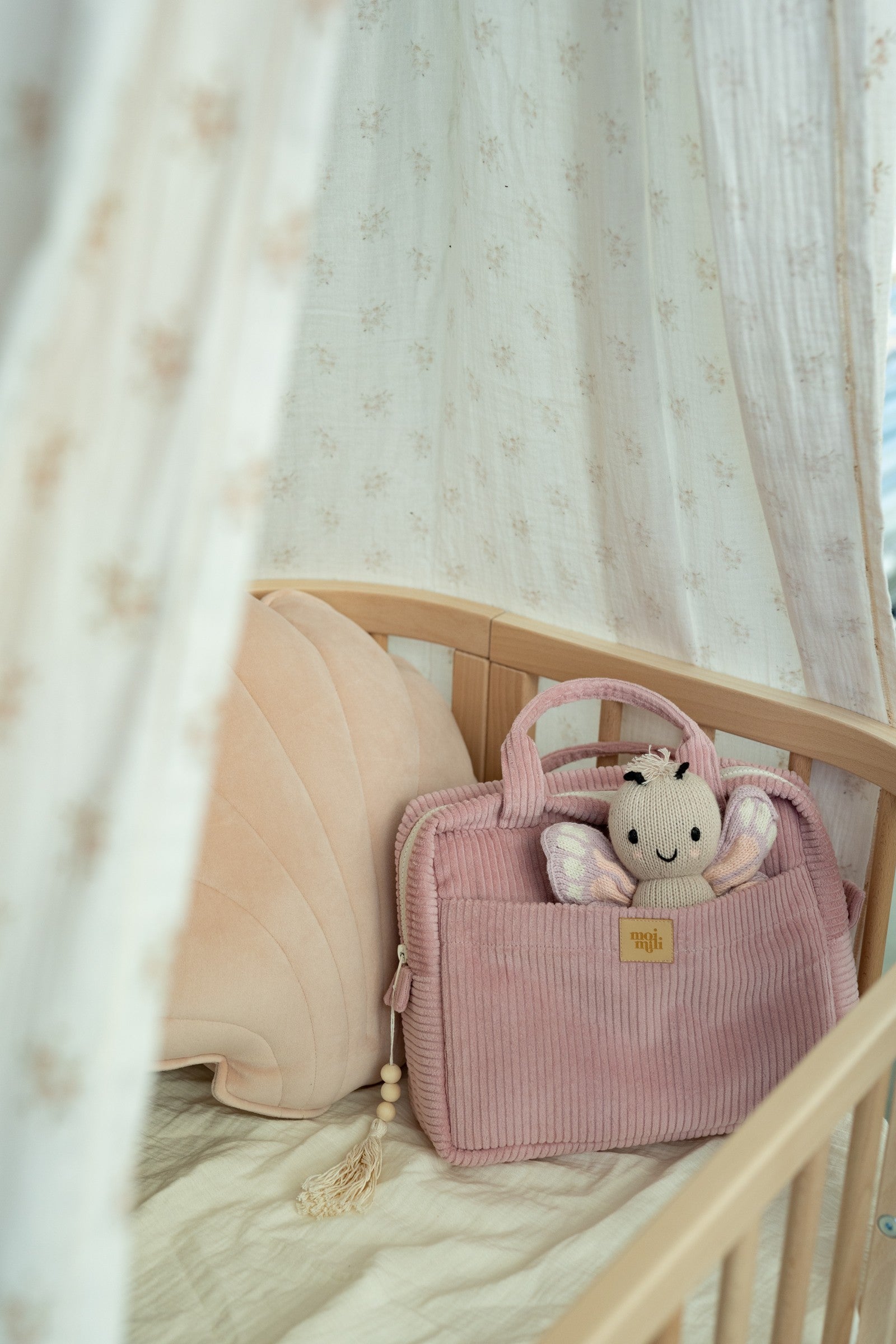 Kosmetiktaschen-Set 2-teilig Babyrosa – Ansicht 4 | Elena Home Living