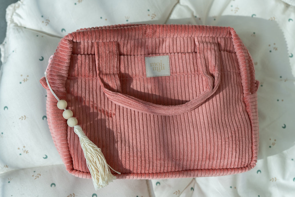 große Kosmetiktasche Koralle – Ansicht 4 | Elena Home Living