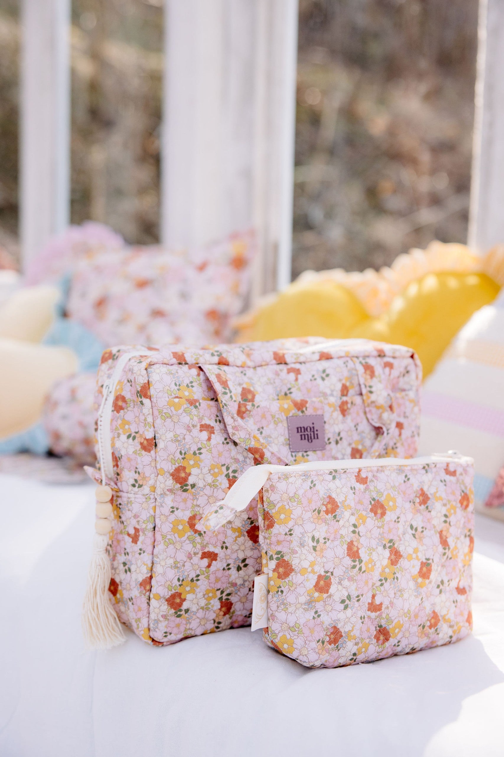 große Kosmetiktasche Spring Garden – Ansicht 2 | Elena Home Living