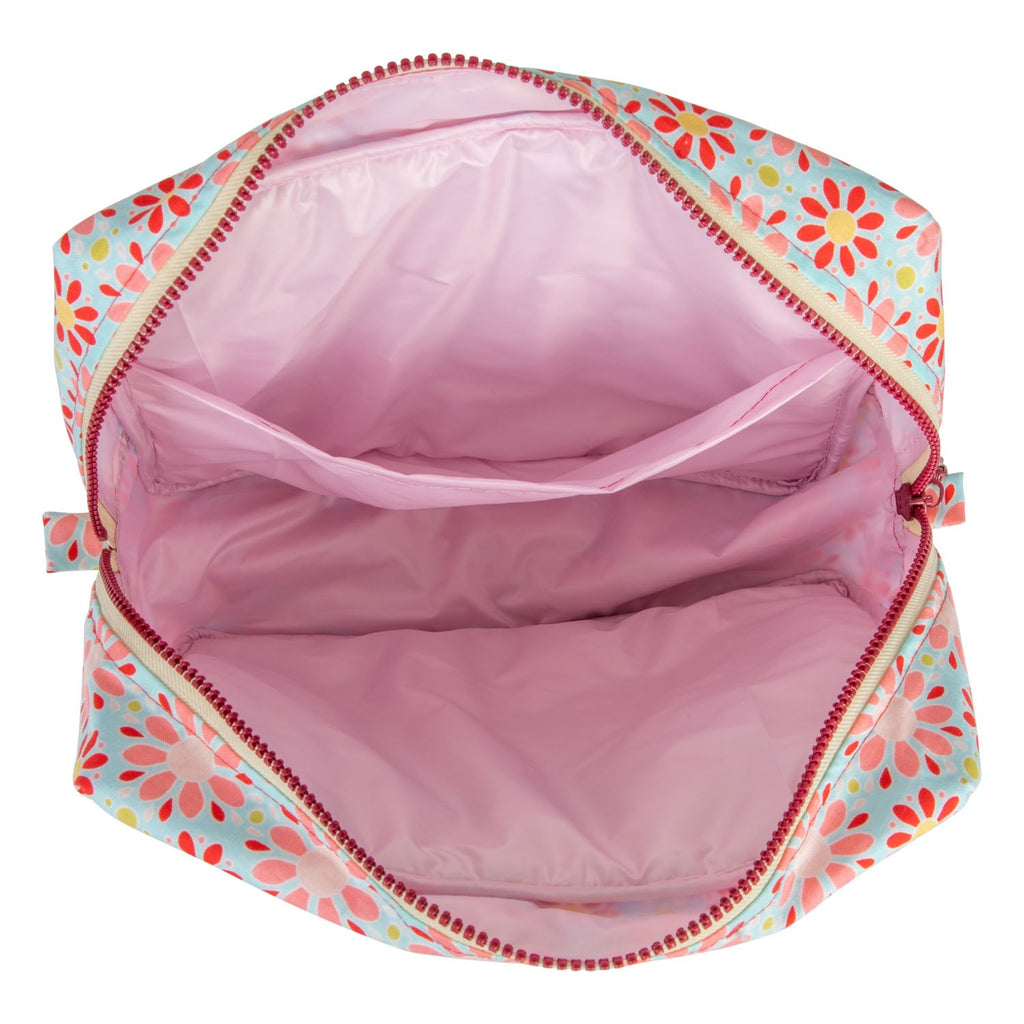 Kosmetiktaschen-Set 2-teilig Rote Blumen – Ansicht 4 | Elena Home Living