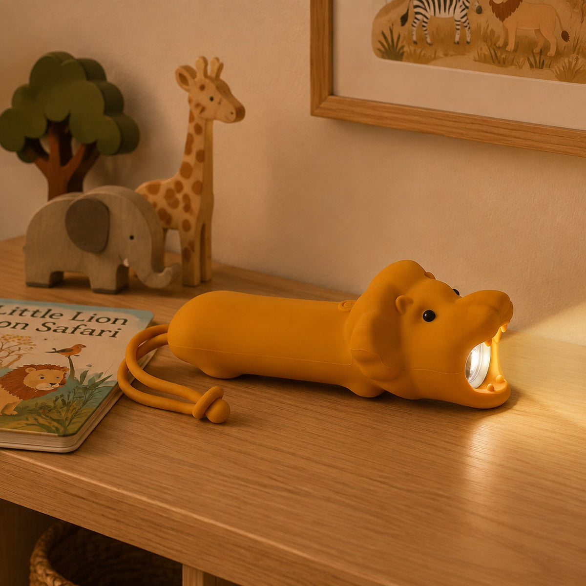 Kinder-Taschenlampe Löwe Leo – Licht für kleine Entdecker