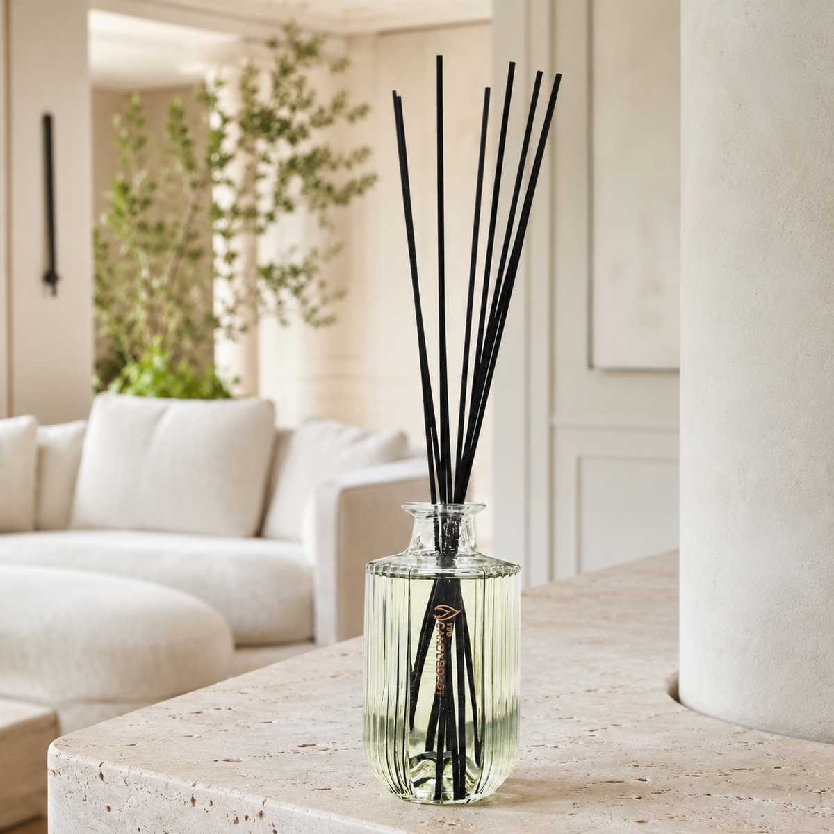 Candledust Raumduft Breeze 500 ml im eleganten Wohnzimmer