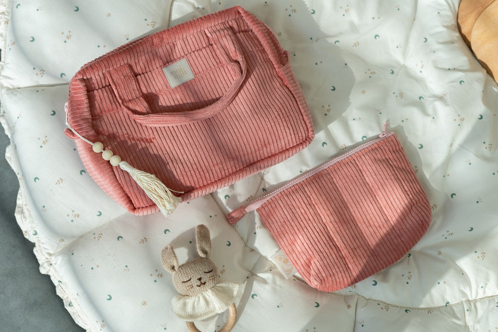 Kosmetiktaschen-Set 2-teilig Koralle – Ansicht 14 | Elena Home Living