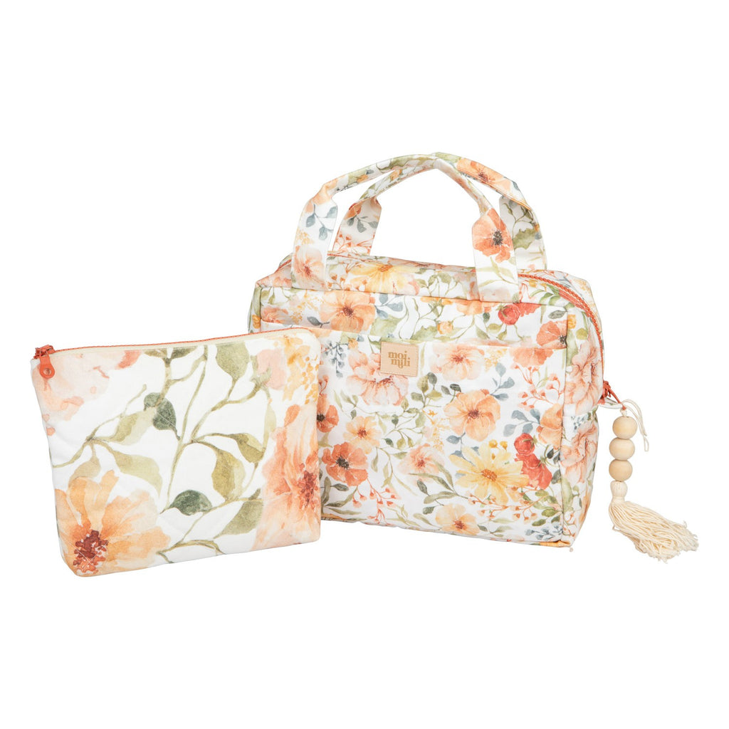 Kosmetiktaschen-Set 2-teilig Flower Power – Ansicht 1 | Elena Home Living