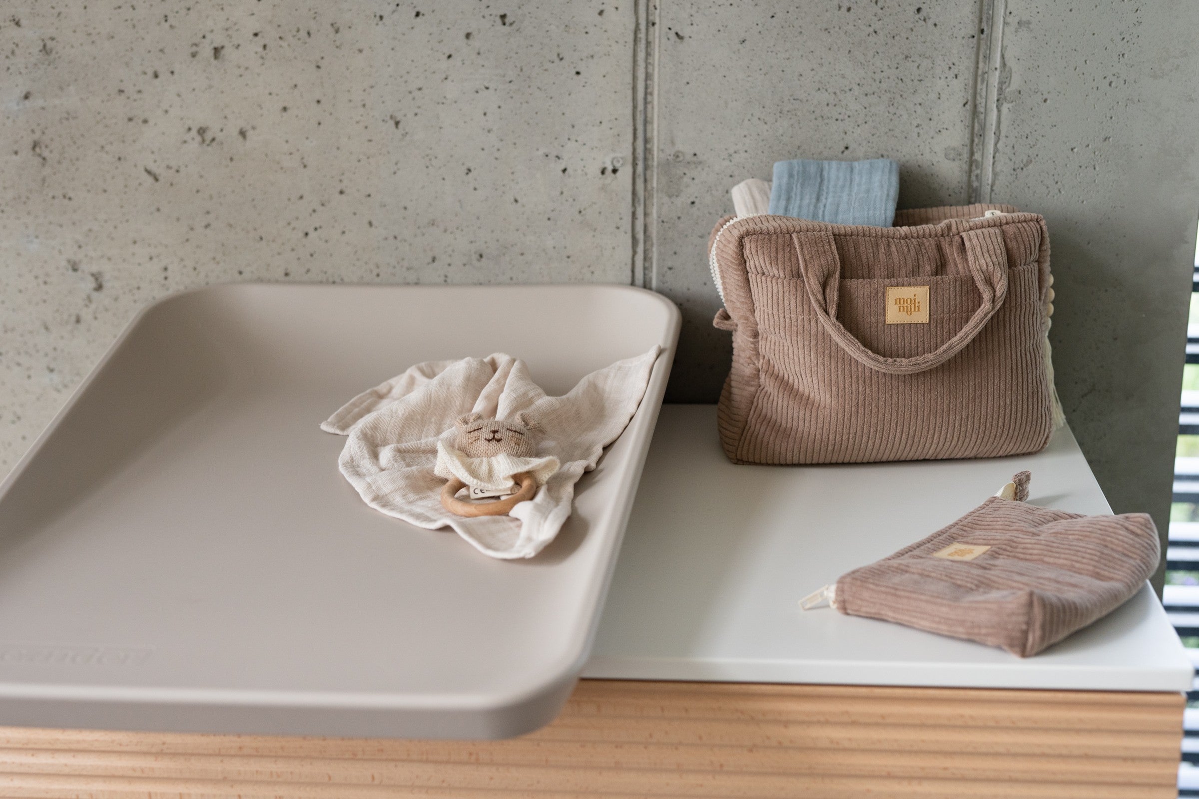 Kosmetiktaschen-Set 2-teilig Latte – Ansicht 11 | Elena Home Living