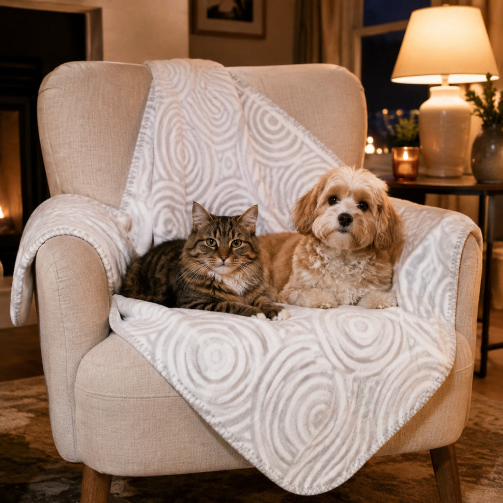 Manno Haustierdecke für Hund und Katze – elegante Kuschelatmosphäre